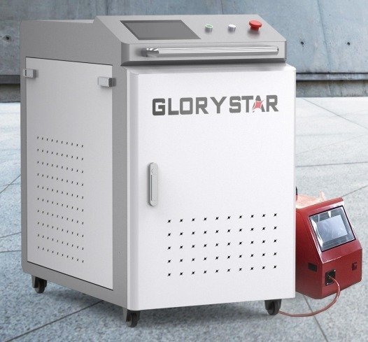 4 in 1 Handheld Fiber Laser welding Machine with Special Iron Welding wire for welding (GW-1500H)