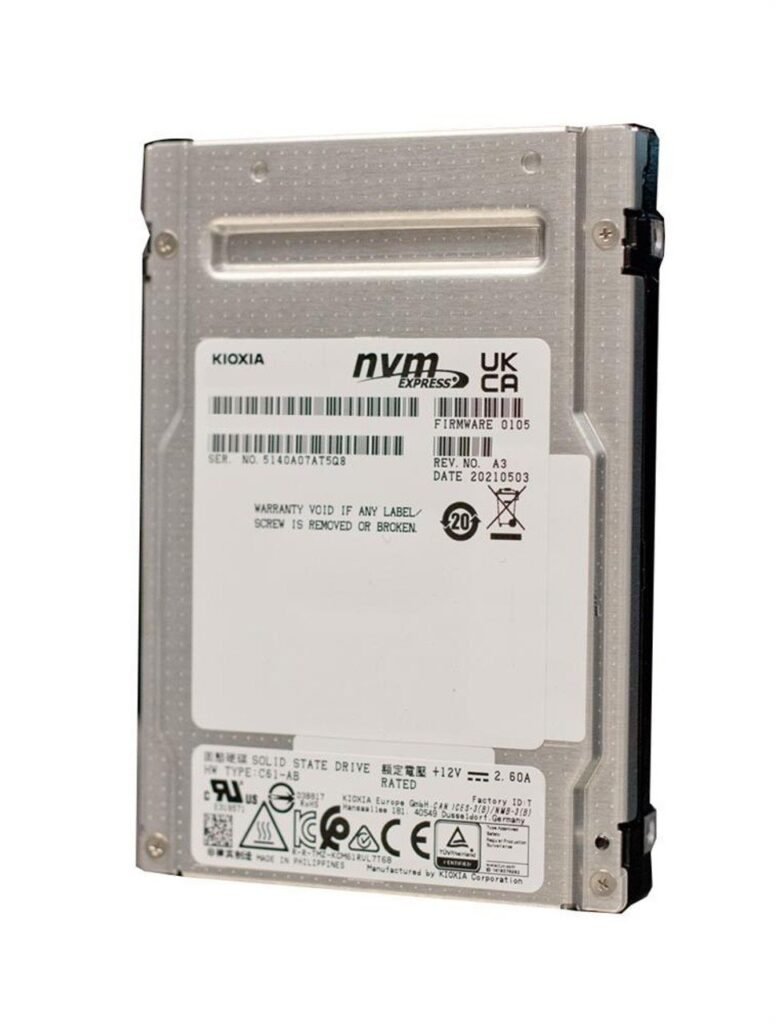 KIOXIA SSD PCIe4 6.4TB Mixed-Use 2.5' H-P EP Hard Disk Drive Under FUJITSU SERVERS LICENSE (PN:SDFHQ03GEA02T)